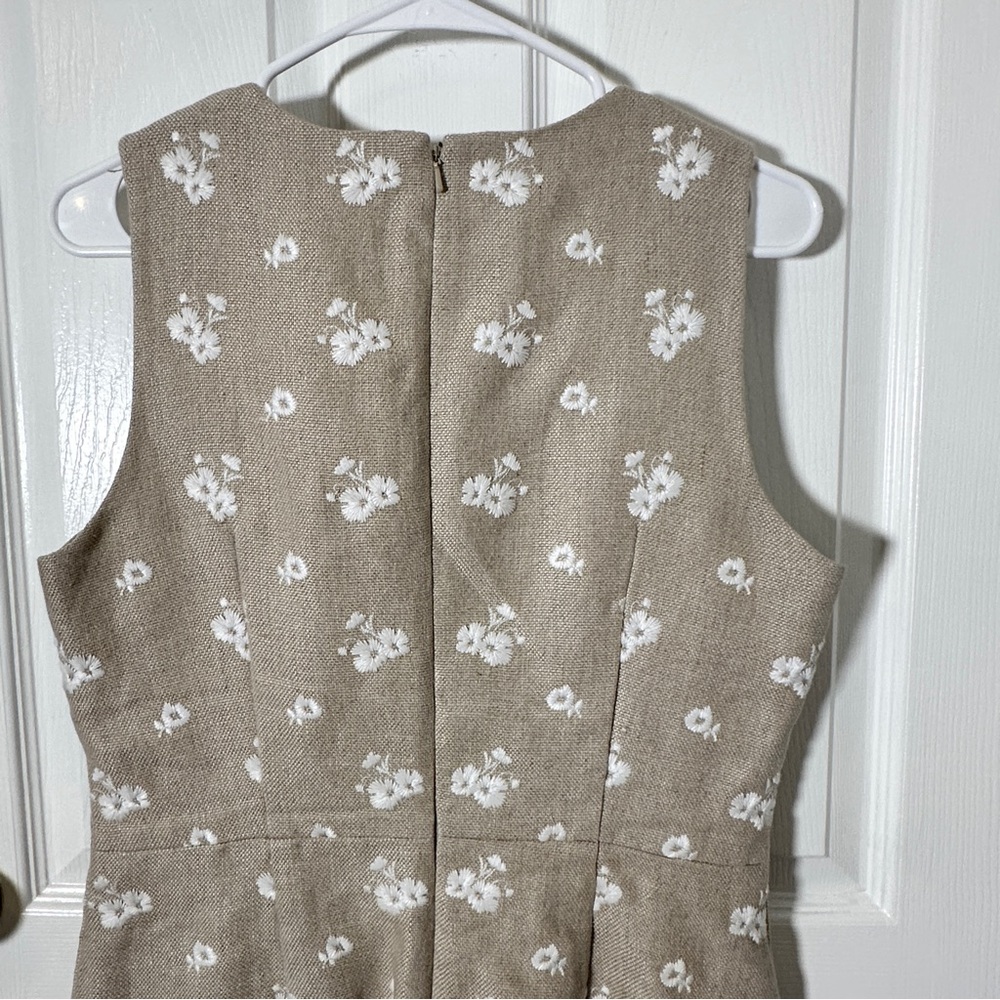 Michael Kors Floral Print Linen Dress - Picture 11 of 13